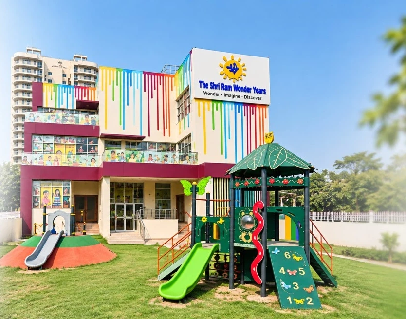 Colourful The Shri Ram Wonder Years Preschool Campus and Playground